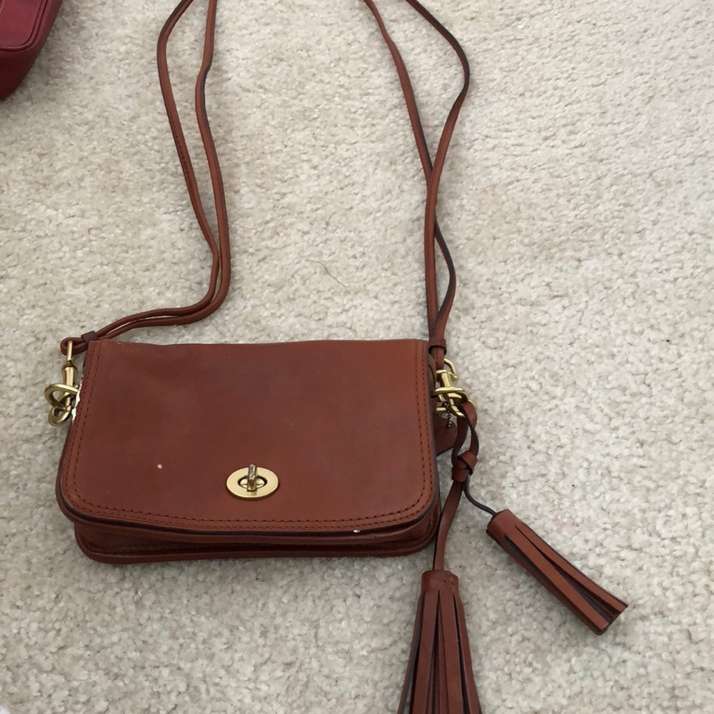 Worn Brown Coach Purse